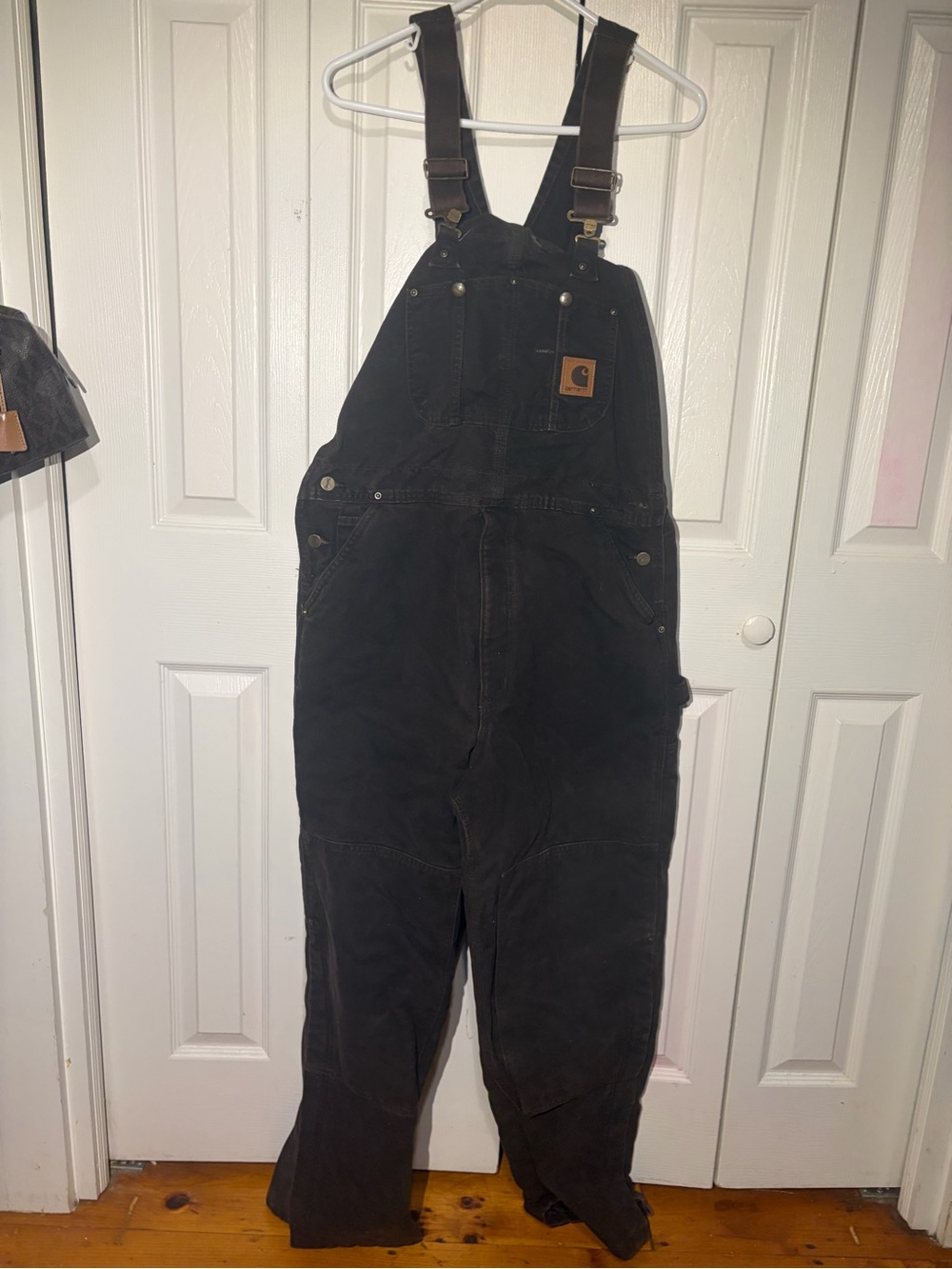 Carhartt Brown Duck Canvas Bib Overalls